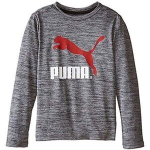 PUMA Baby Boys' No 1 Long Sleeve Logo Tee